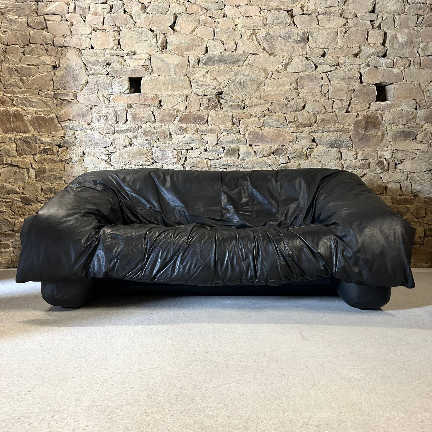 Canapé cuir Flou Flou par De Pas, D’Urbino & Lomazzi pour Ligne Roset
