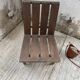 Modernist oak armchair