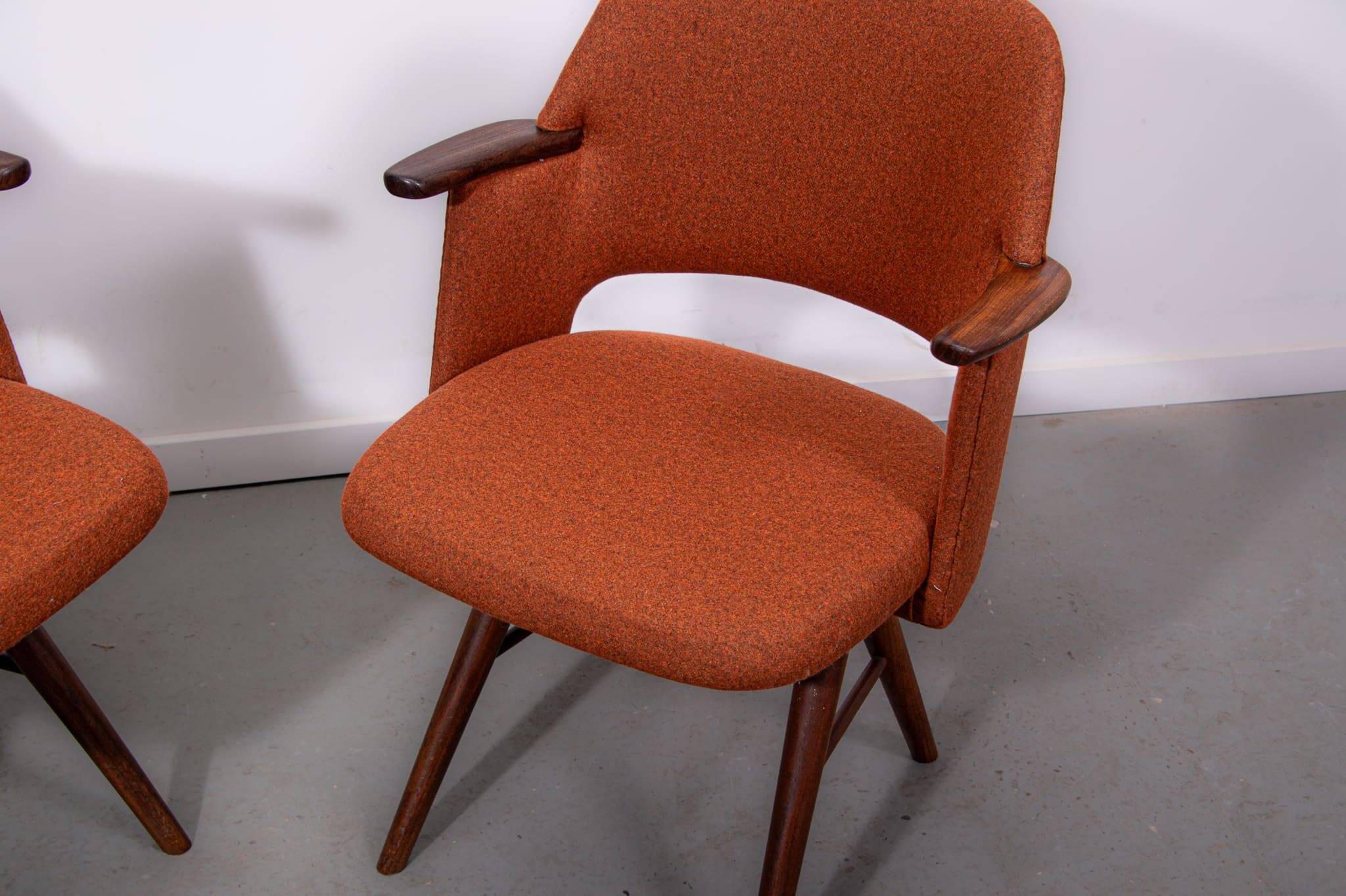 FT30 chairs designed by Dutch designer Cees Braakman for Pastoe. Circa 1950