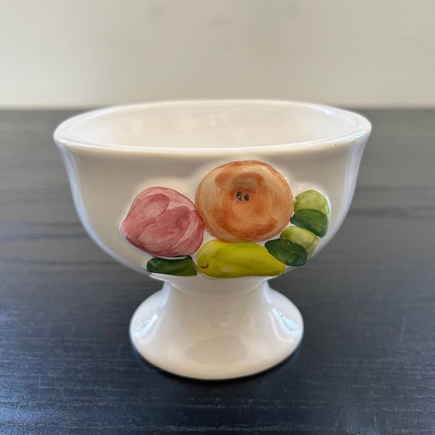 Coupe à décor de fruits et citron