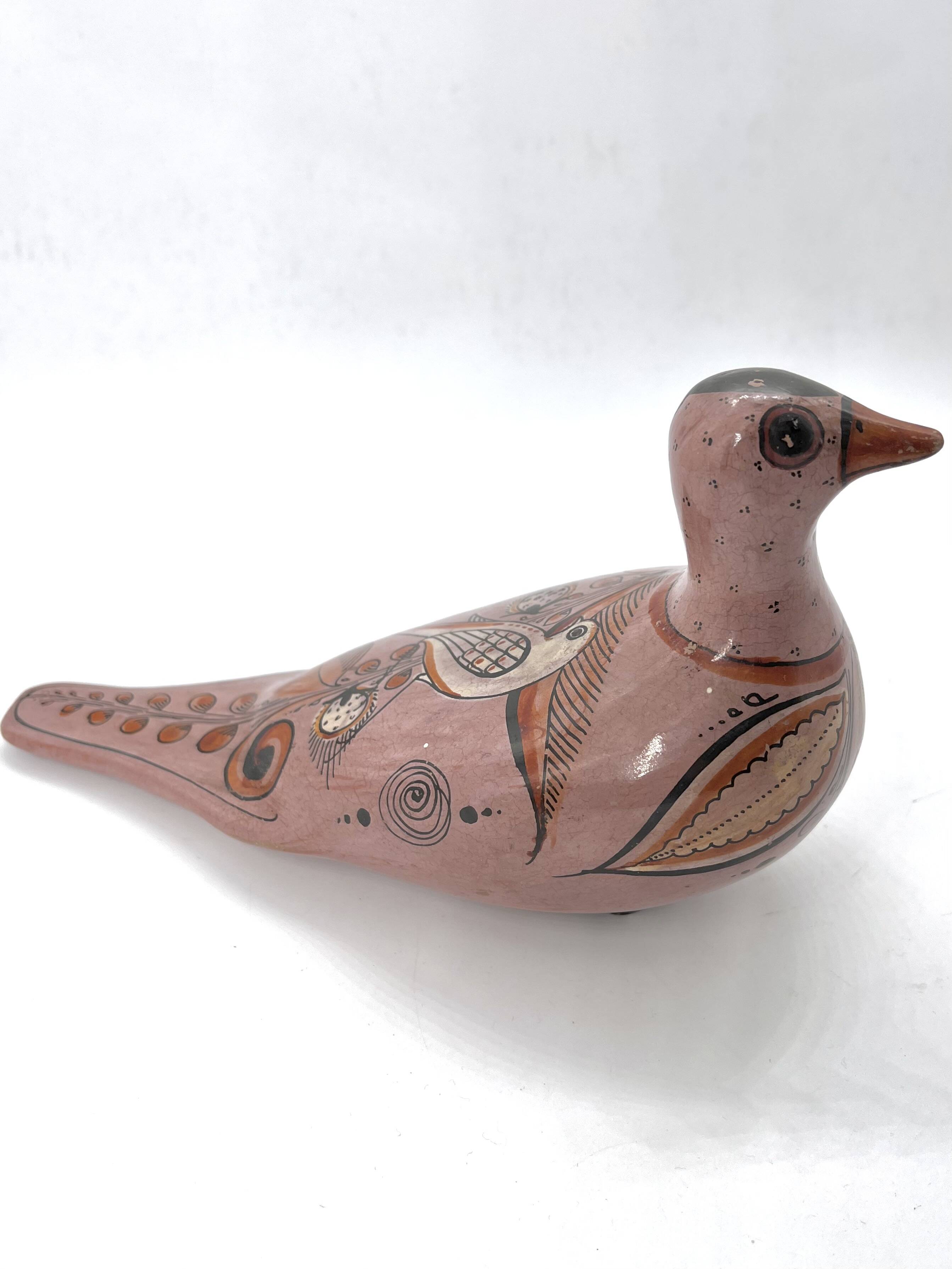Bird Mexico vintage Mexican ceramic