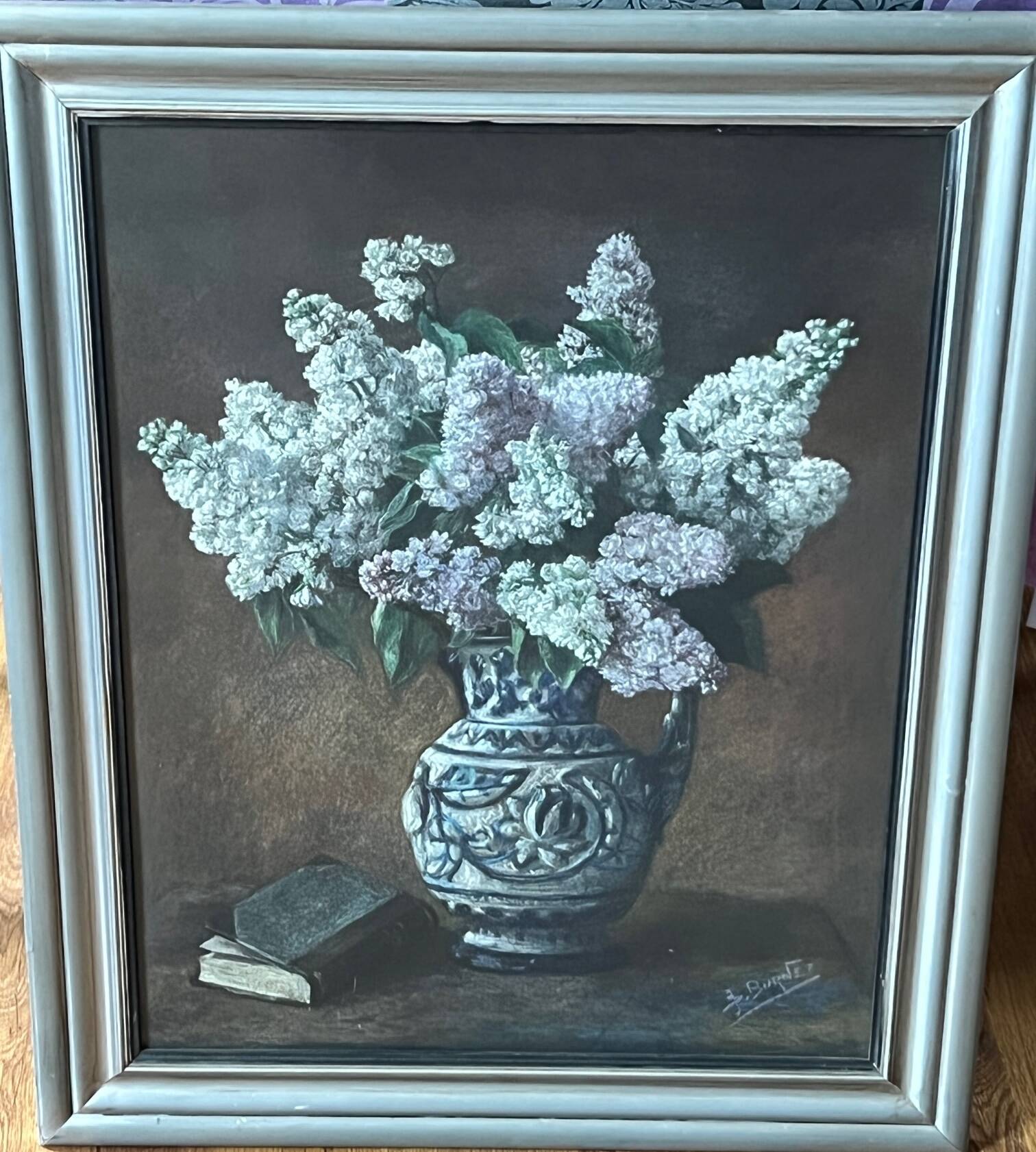 Painting "Lilacs in a vase"