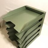 Old locker door documents Colombia metal