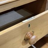 Victorian chest of drawers in nineteenth century fir