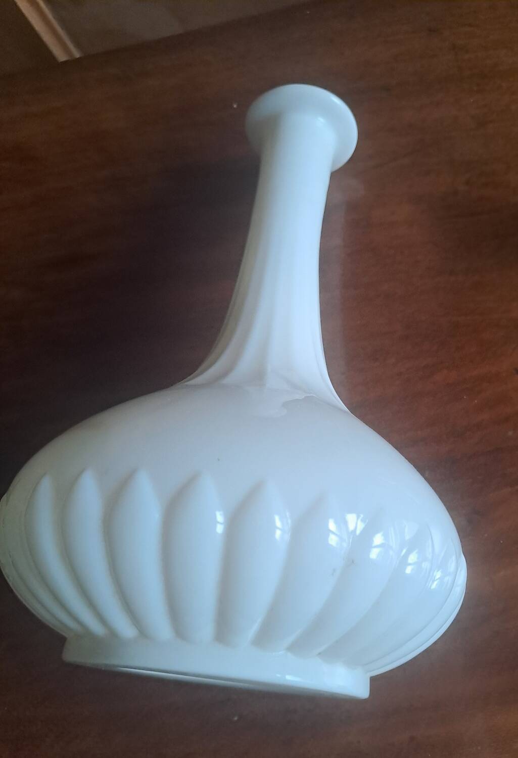 White opaline carafe