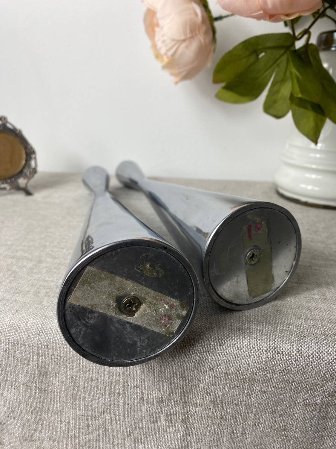 Ikea gâta aluminum diabolo candle holders