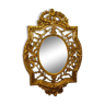 Oval gilded mirror