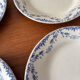 Service of 4 flat plates earthenware Creil and Montereau labrador – Mo