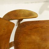 Pair of Mid-century plywood beech chairs - Ilmari Tapiovaara style plywood Chairs