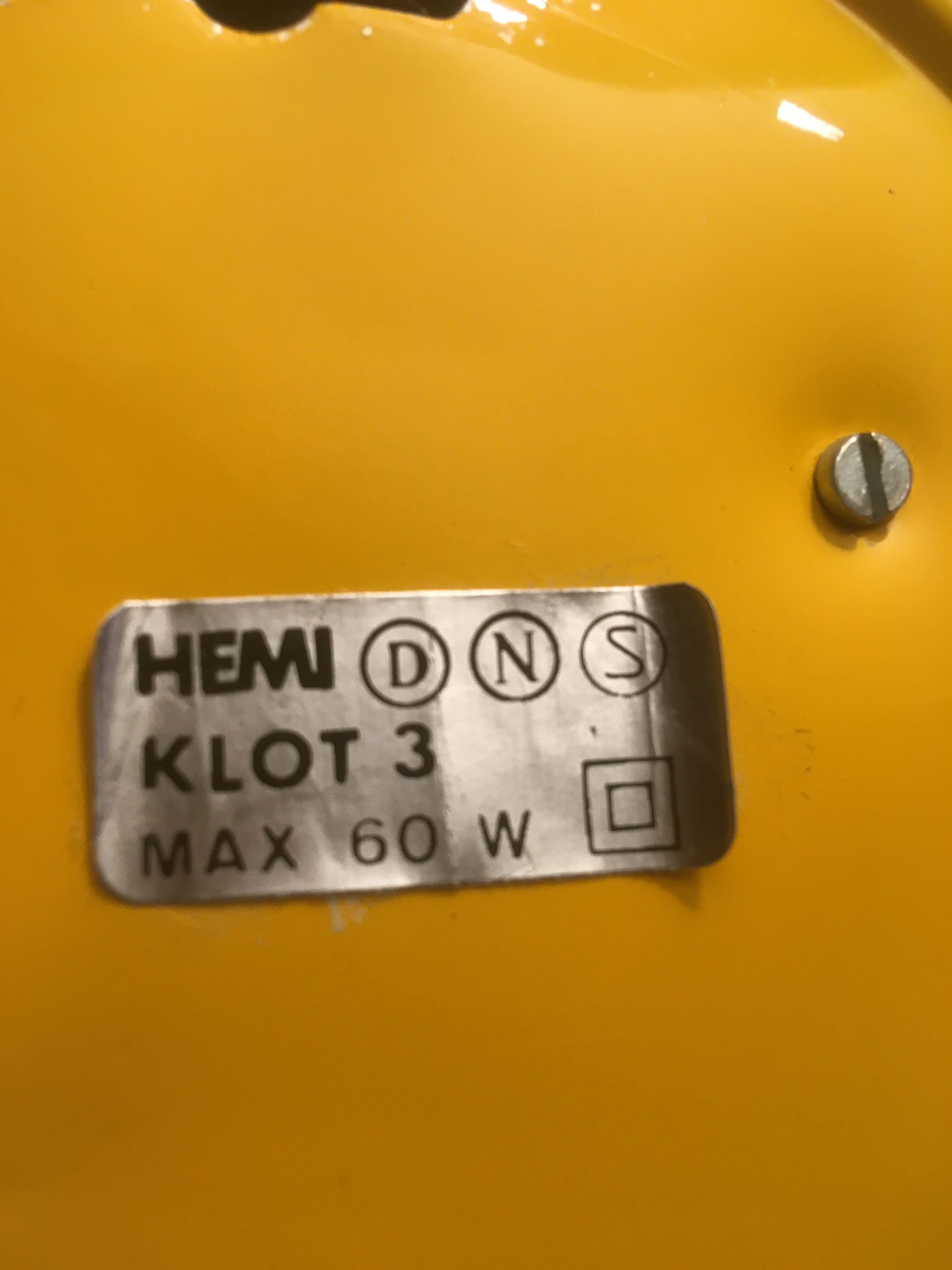 Klot 3, by HEMI, Denmark. 1980's.