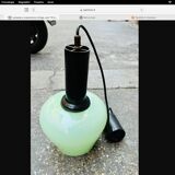 Lampada a sospensione vintage, anni '70