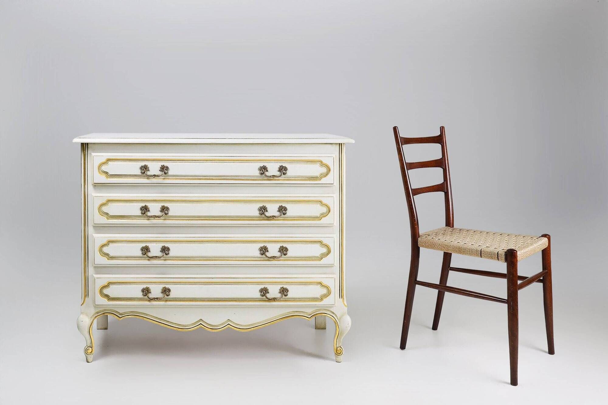20th Century French Louis XV Chest of Drawers, 1950s
