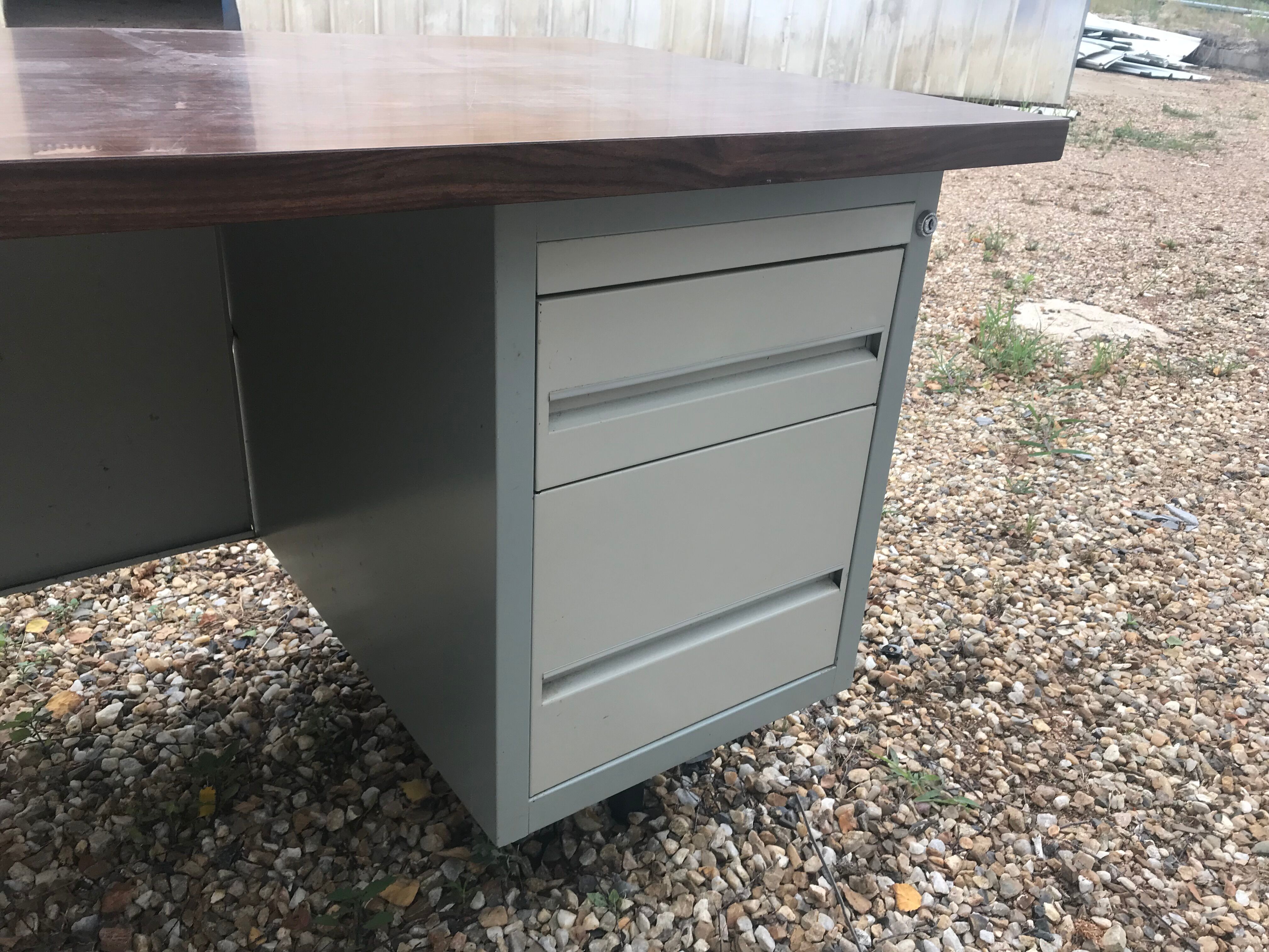 Steel Industrial desk