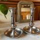Antique up and down candlesticks