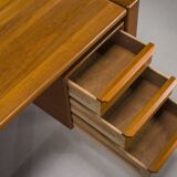 Mid-Century Teak Freestanding Desk from GV Møbler, 1960s