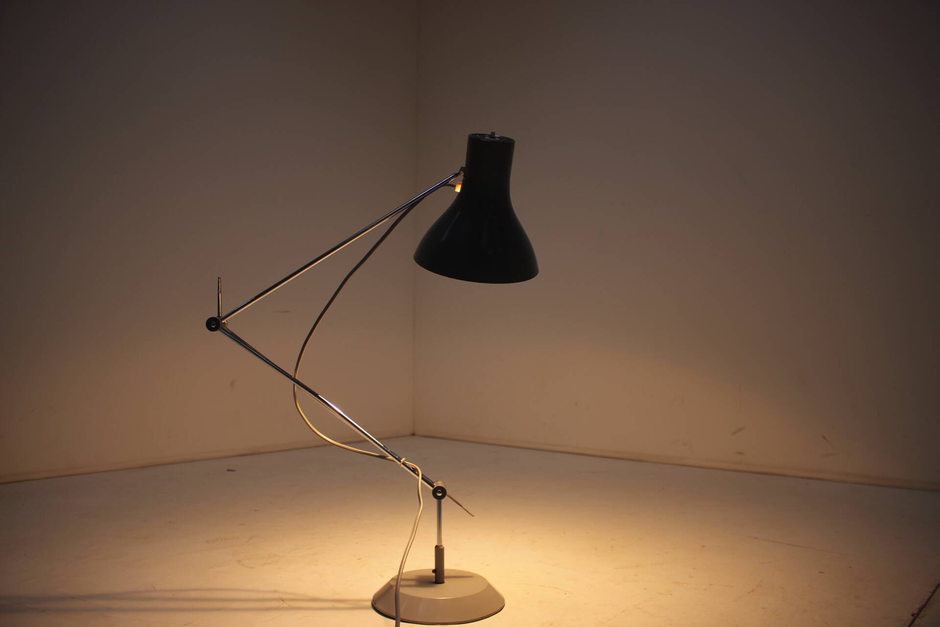 Adjustable Industrial Table Lamp by Napako, 1960's, Czechoslovakia