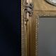 Miroir biseauté trumeau doré avec enfants 32x70cm