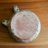Rustic sandstone bowl with two handles