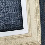 Old frame in gilded beige wood, 59x46 cm