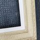 Old frame in gilded beige wood, 59x46 cm