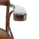 1910s office armchair J&J Kohn Nr.704 and side table,Czechoslovakia