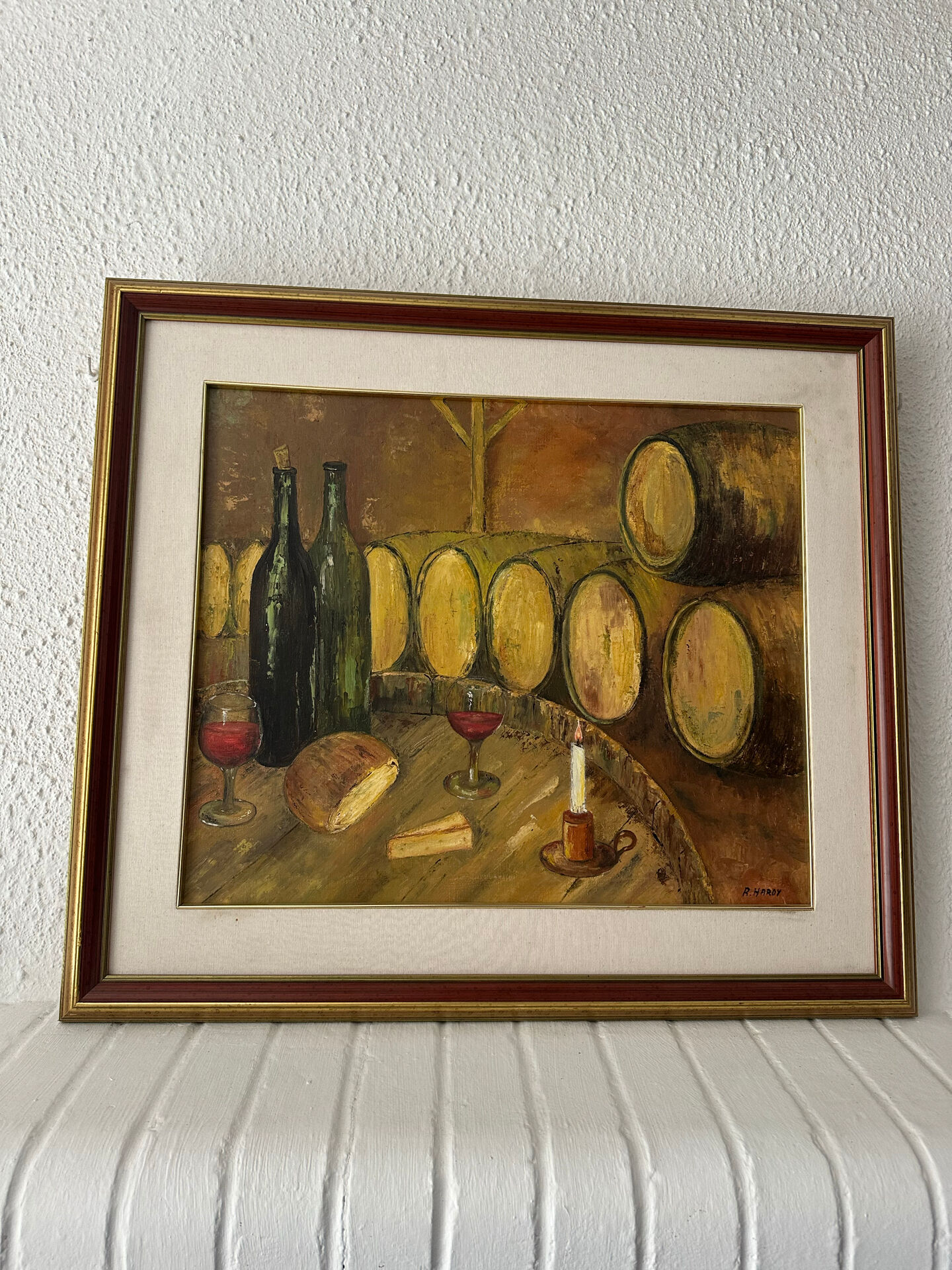 Peinture à l’huile nature morte