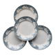 Vintage earthenware dinner plates from Saint Amand Nouvelle Usine Céramique du No
