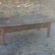 19th-century oak farmhouse coffee table 149cm
