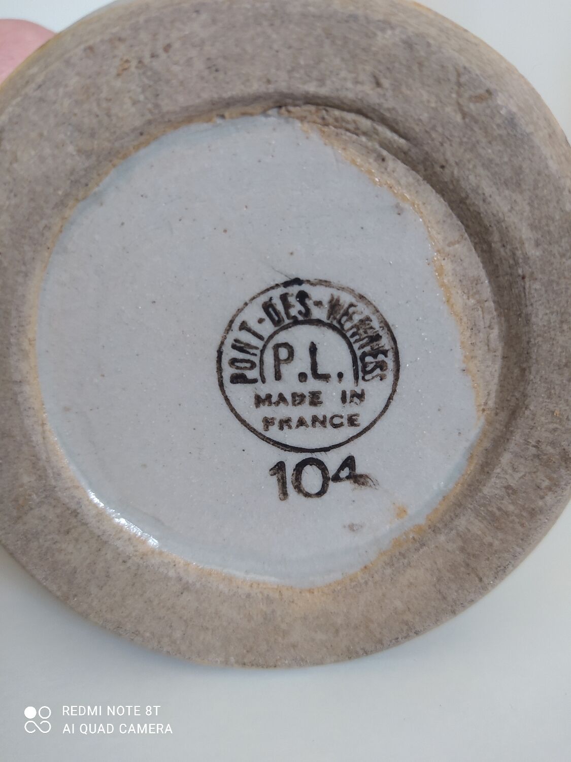 Stoneware liqueur bottle