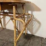 Vintage rattan desk