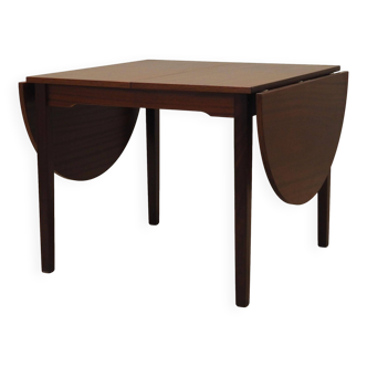 Mahogany table, Danish design, 1970s, production: Denmark