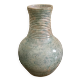 Antique turquoise terracotta vase