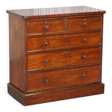 Commode circa 1760 Thomas Wilson en bois dur