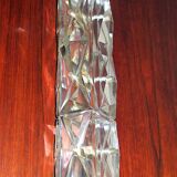 Kinkeldey mid century crystal long wall light, 1960s