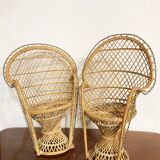 Paire de fauteuils Emmanuelle miniatures