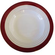 Assiettes creuses porcelaine opaque digoin sarreguemines modèle pasteur