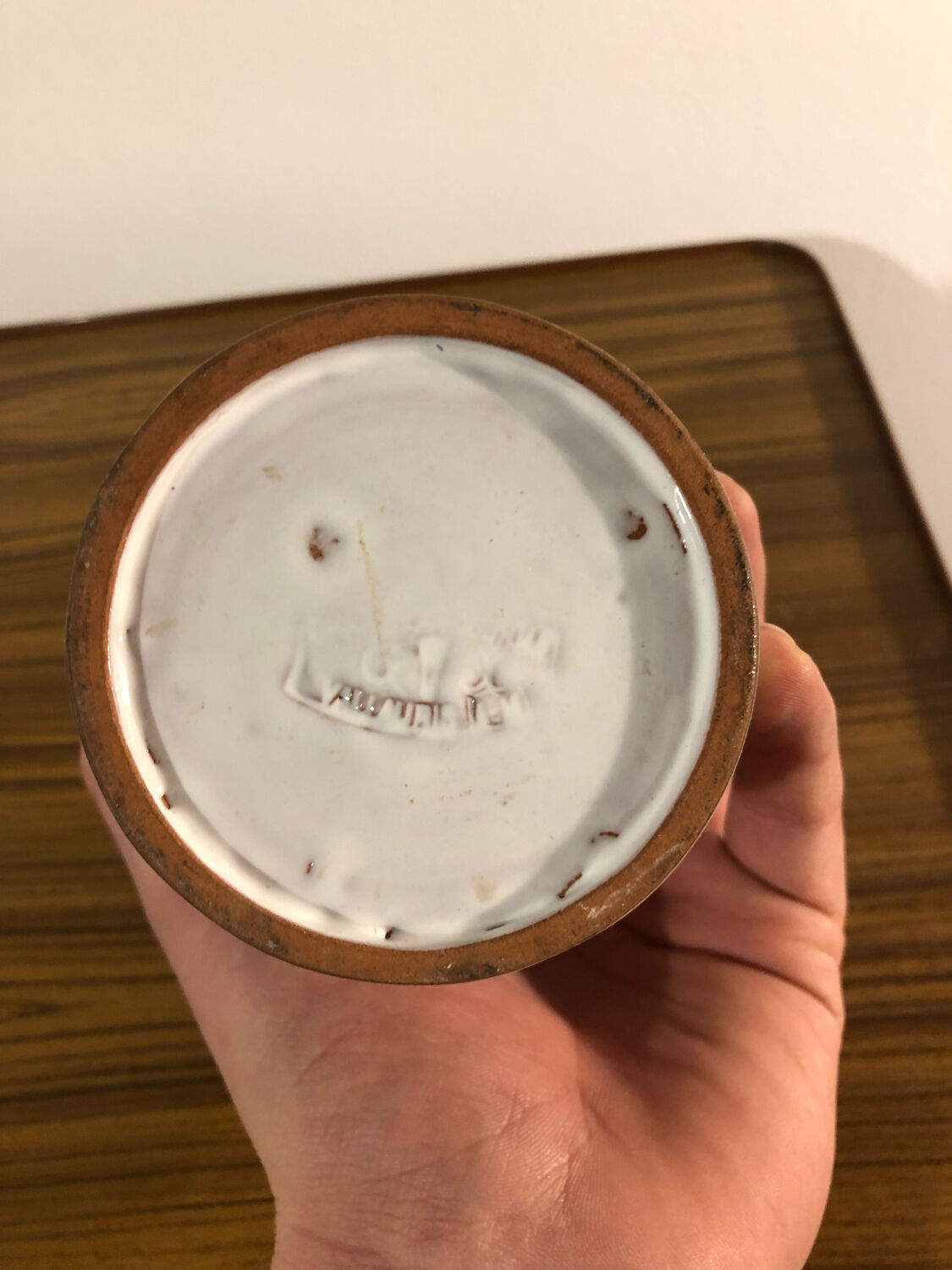 Pot signed Grandjean Jourdan in Vallauris