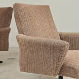 Paire de fauteuils pivotant Tchécoslovaquie 1960