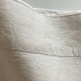 Reserve sheet in un embroidered raw linen yarn