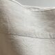 Drap de réserve en fil de lin brut non brodé