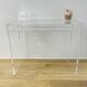 Desk or console in plexiglass