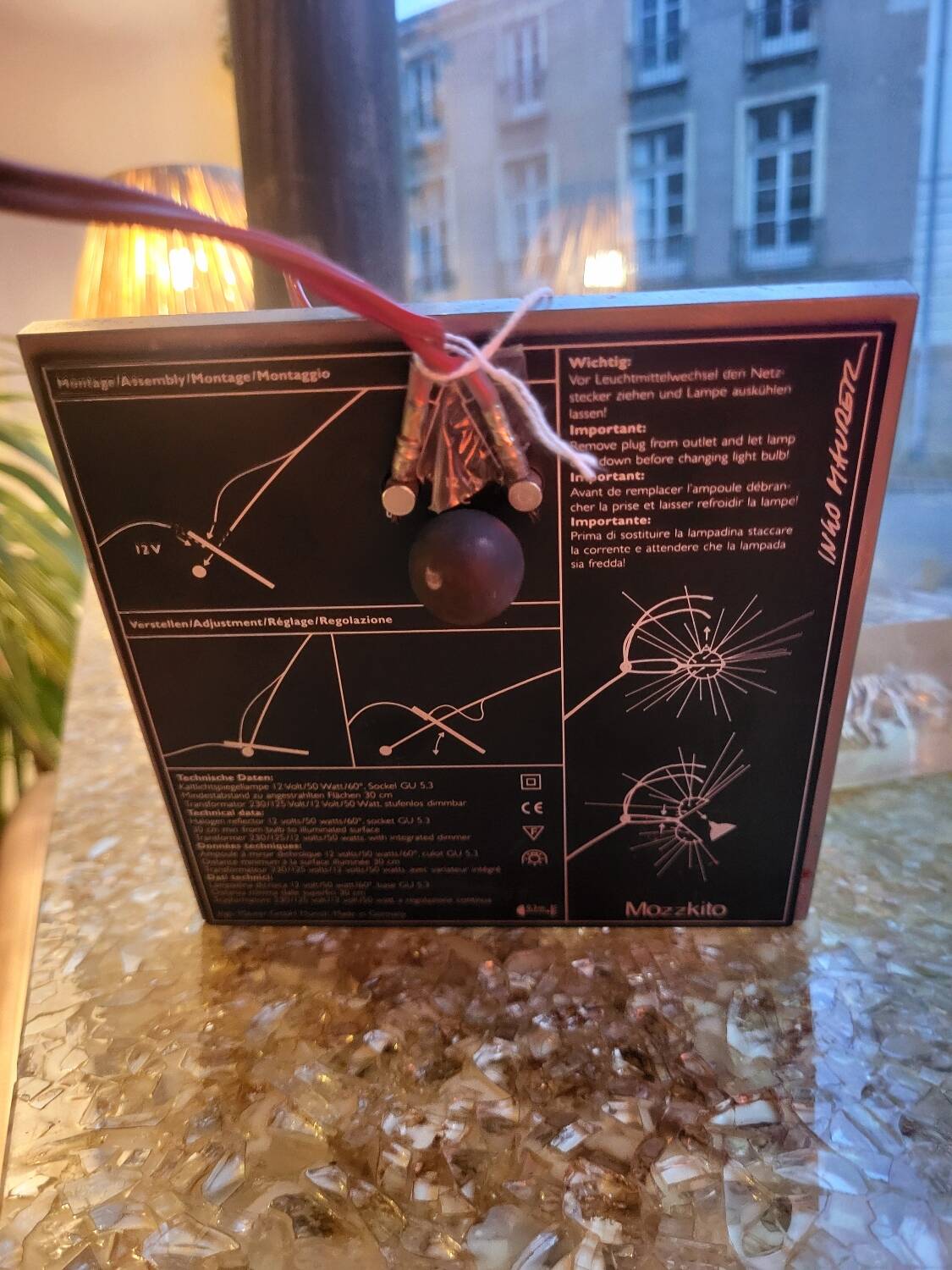 Mozzkito Lamp by Ingo Maurer