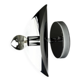 Applique "Folio", époque spatiale, métal chromé, Italie, 1970