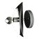 "Folio" sconce, space age, chromed metal, Italy, 1970