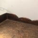Old wooden tray