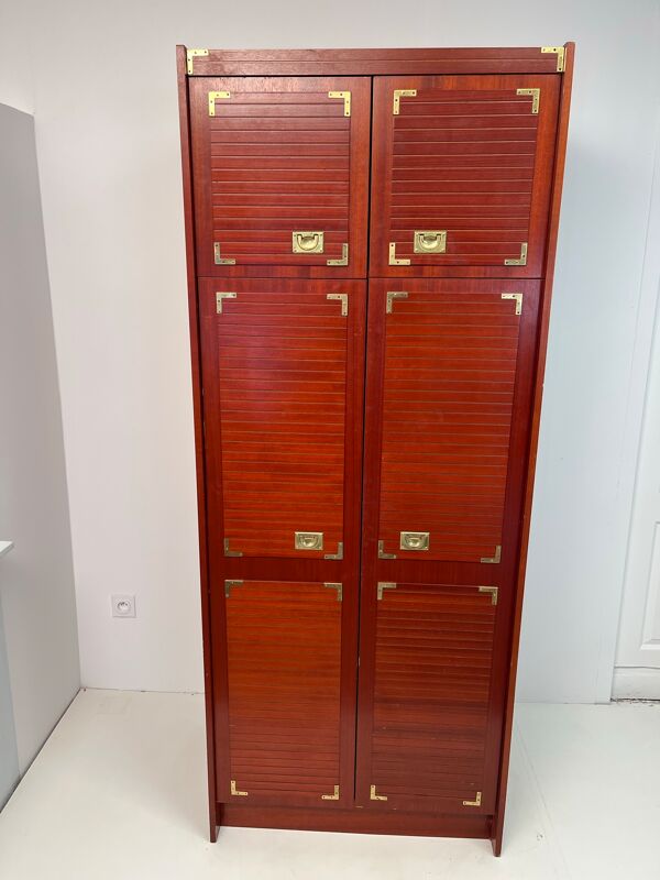 Armoire haute a 2 corps style marin vintage