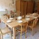 Renovated solid oak farmhouse table