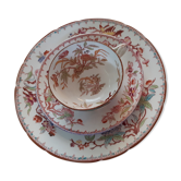 Tasse, soucoupe et assiette Minton