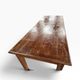 XL vintage solid wood dining table / farmhouse table