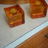 Pair of candle holders